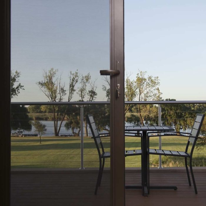 Bronze Secure Screen Stacking Door